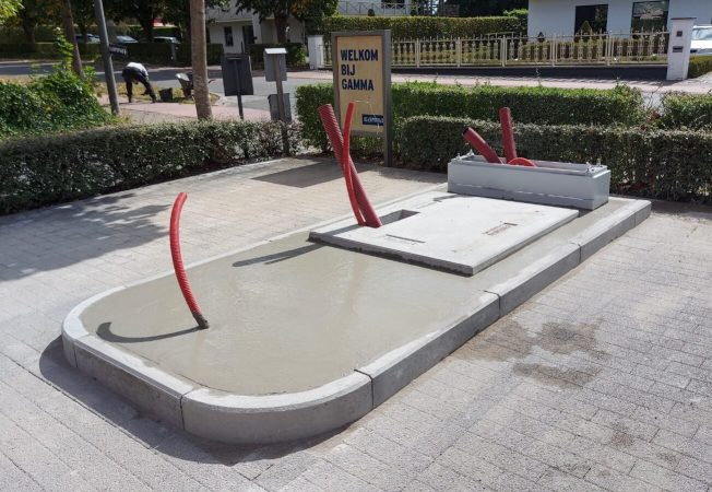 Elektrische infrastructuurwerken voor snelladers